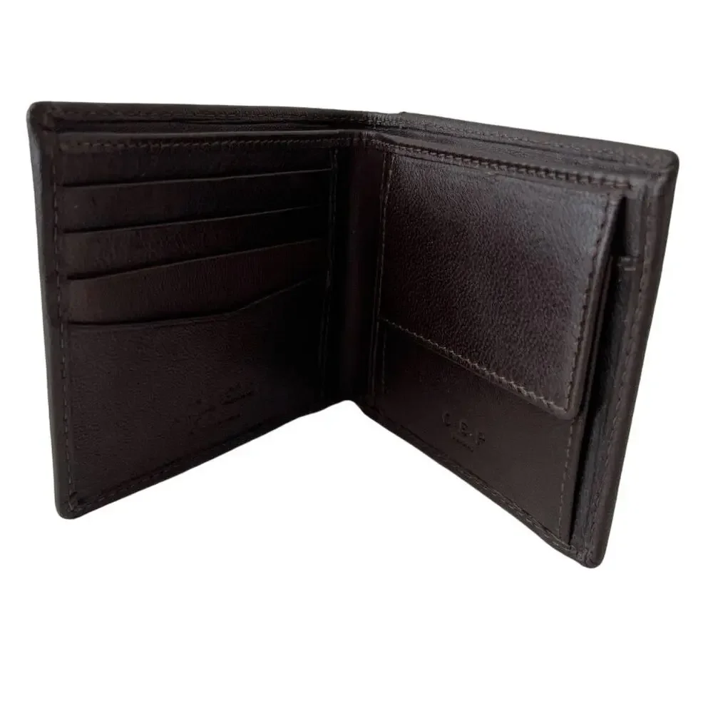 OSP Osprey London Cannon Billfold Nappa Brown Wallet Leather NWT